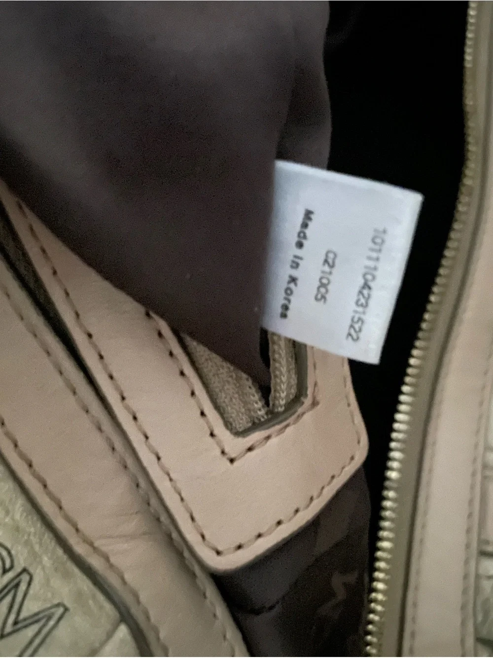 MCM boston leather